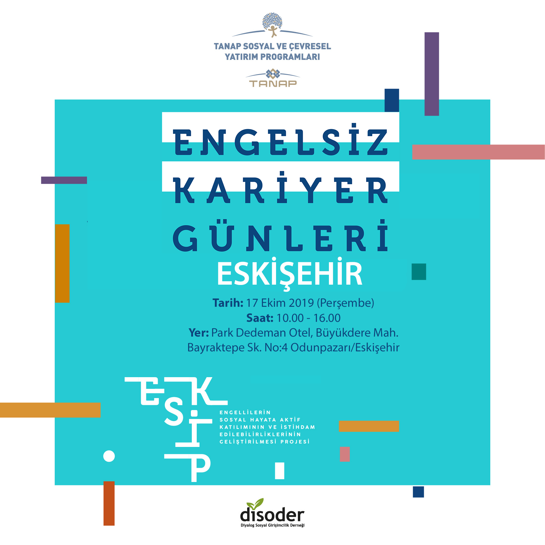 Resim: Eskişehir Engelsiz Kariyer Günü Daveti. Daha fazla bilgi için hemen tıklayın.