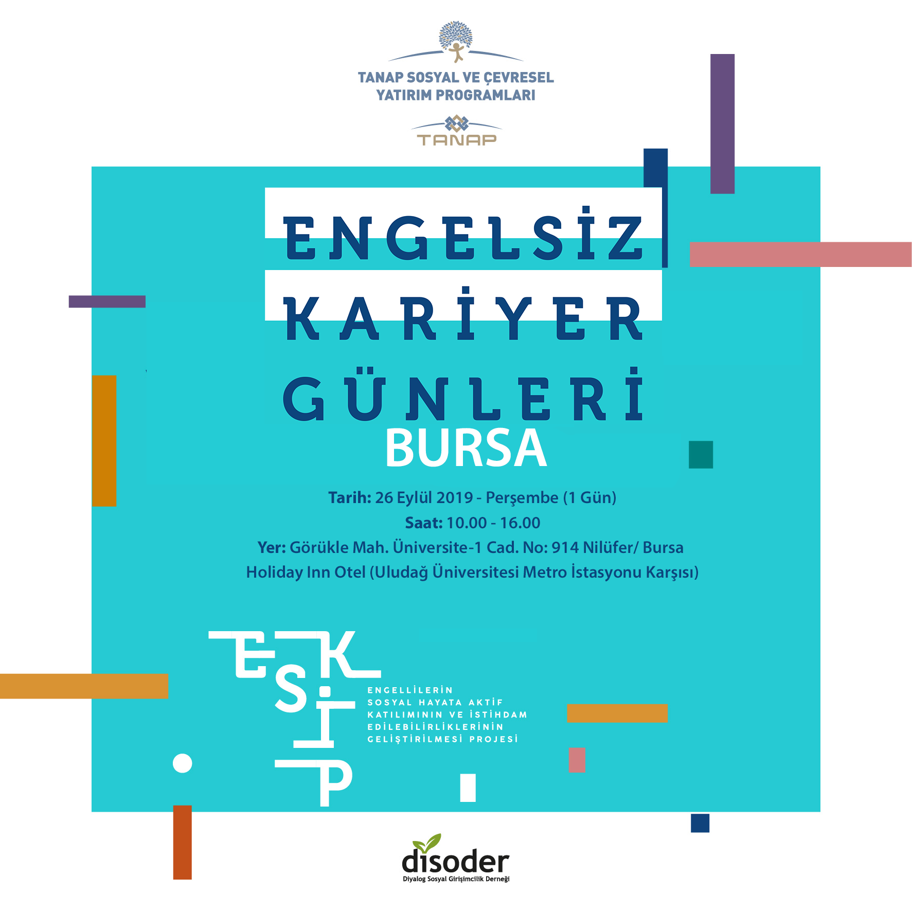 Resim: Bursa Engelsiz Kariyer Günü'nde İş Görüşmelerine Davetlisiniz.